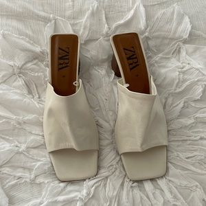 Zara heeled mules